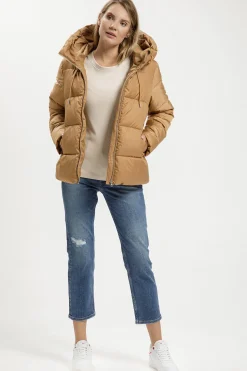 Kurtka zimowa damska złota 81255-287<Cross Jeans Online