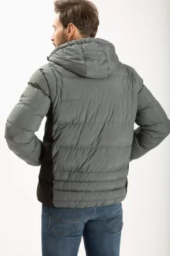Kurtka zimowa męska ciemnoszara 40249-263 DARK GREY<Cross Jeans Discount
