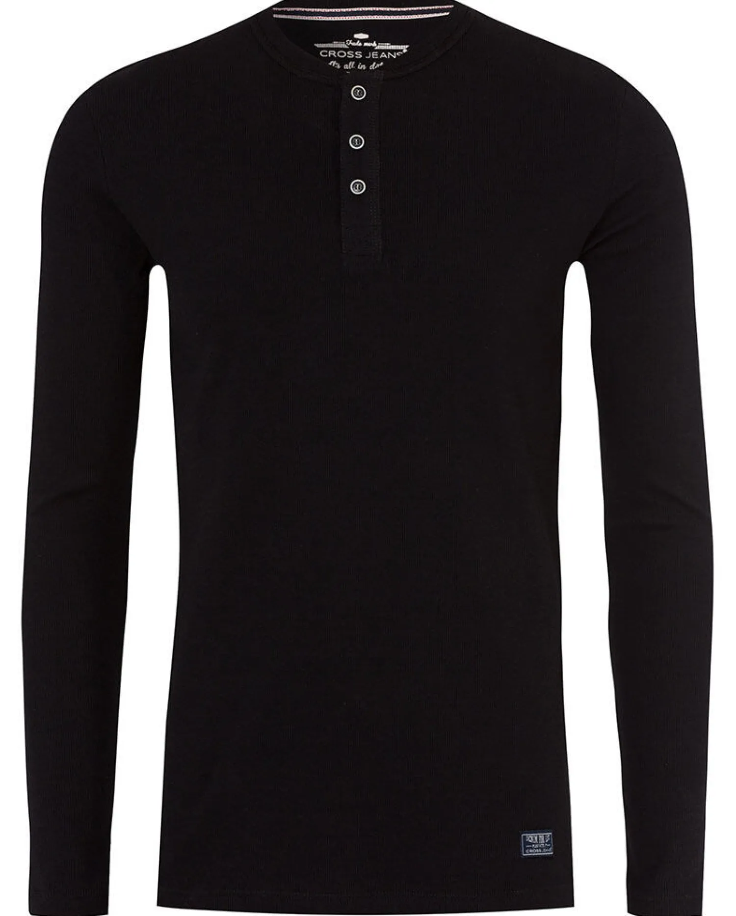 15129 L - Longsleeves -<Cross Jeans Clearance