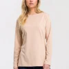 Longsleeve damski beżowy 56032-053<Cross Jeans Best