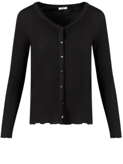 Longsleeve damski czarny 55955-020<Cross Jeans Discount