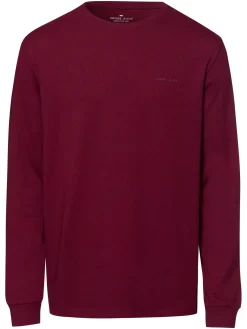 Longsleeve męski ciemnoczerwony 16102-499 DARK RED<Cross Jeans Fashion