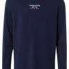 Longsleeve męski granatowy 16100-001<Cross Jeans Outlet