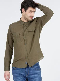 Męska koszula 35337-002<Cross Jeans Fashion