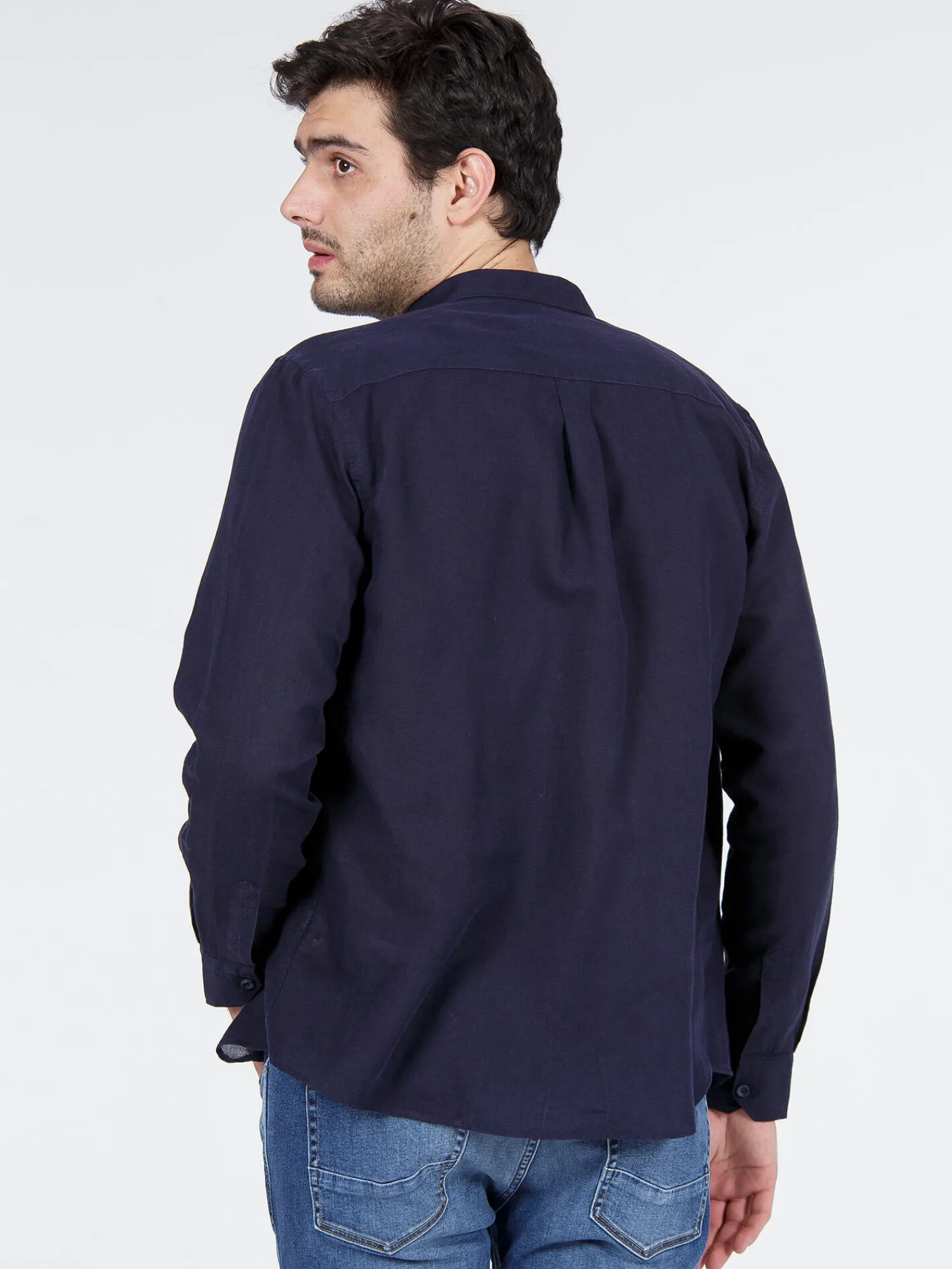 Męska koszula 35337-001<Cross Jeans Clearance