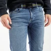Pasek parciany męski granatowy 0562K-001<Cross Jeans Best