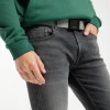 Pasek parciany męski szary 0561K-004 GREY MELANGE<Cross Jeans Hot