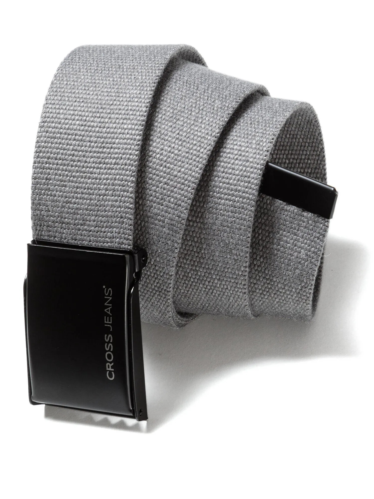 Pasek parciany męski szary 0561K-004 GREY MELANGE<Cross Jeans Hot