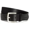 Pasek skórzany damski czarny 0633K-020<Cross Jeans Outlet