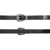 Pasek skórzany damski czarny 0444K-020<Cross Jeans New
