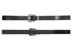 Pasek skórzany damski czarny 0444K-020<Cross Jeans New