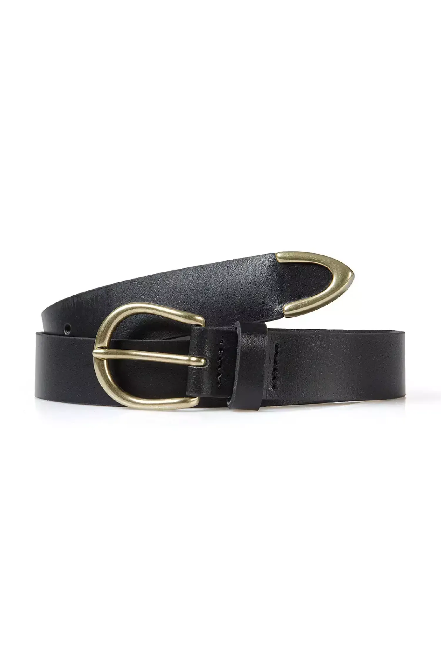 Pasek skórzany damski czarny 0636K-020<Cross Jeans Clearance