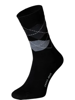 Skarpetki męskie czarne 0552P-020 BLACK<Cross Jeans Fashion