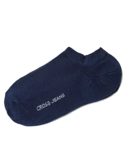 Skarpetki męskie krótkie granatowe 0544P-001 NAVY<Cross Jeans Sale