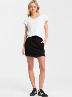 Spódnica damska dresowa czarna 80105-020<Cross Jeans Best