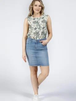 Spódnica Jeansowa B 591-010<Cross Jeans Fashion