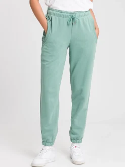 Spodnie damskie dresowe zielone 80113-620<Cross Jeans Best