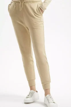 Spodnie dresowe damskie beżowe 80133-009<Cross Jeans Sale