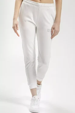 Spodnie dresowe damskie białe 80128-252<Cross Jeans Online