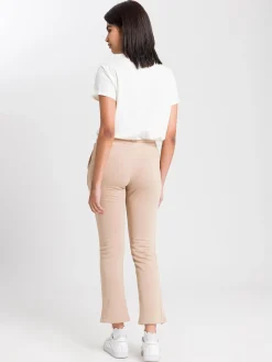Spodnie dresowe damskie beżowe 80114-009<Cross Jeans Clearance
