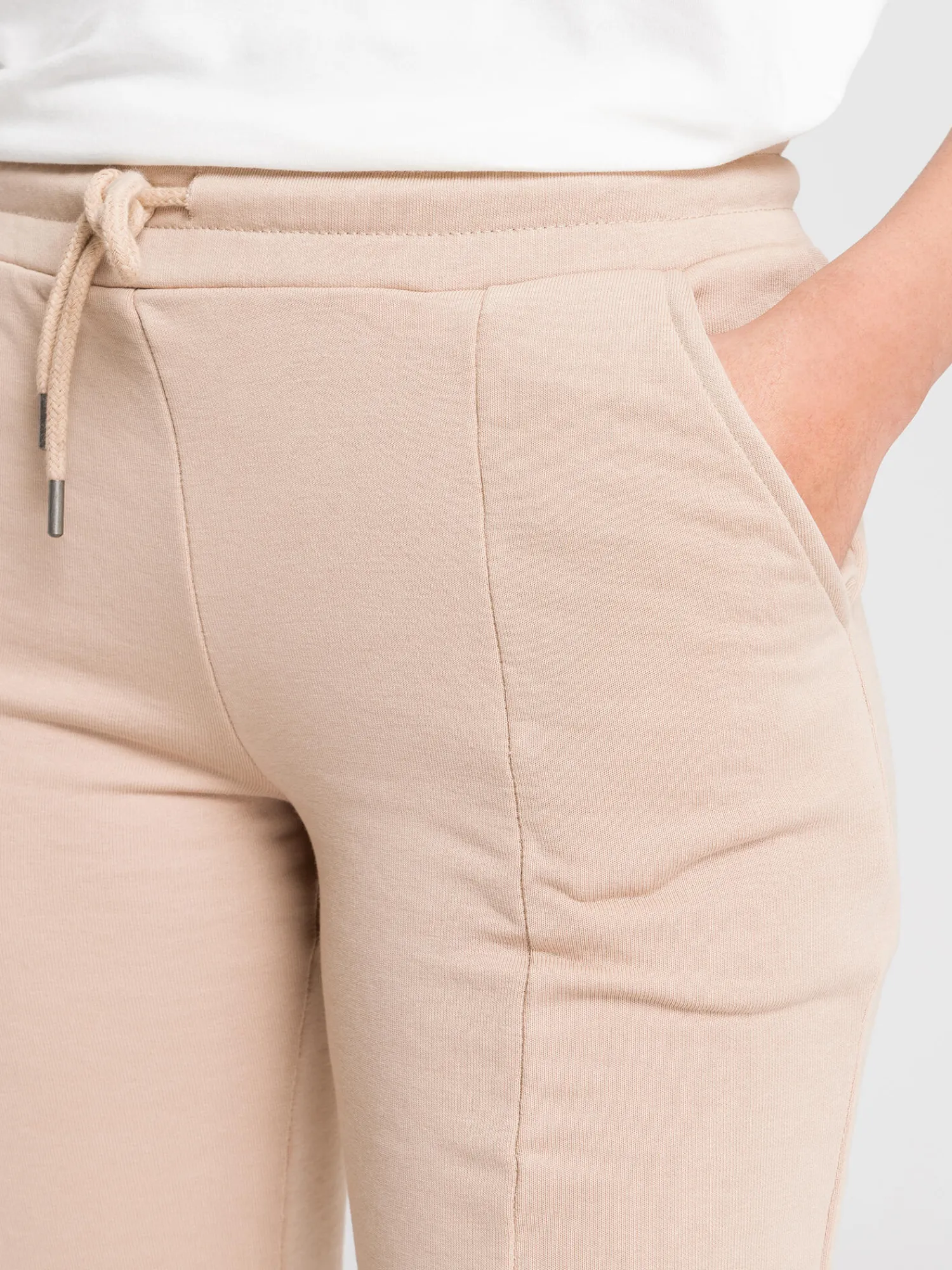 Spodnie dresowe damskie beżowe 80114-009<Cross Jeans Clearance
