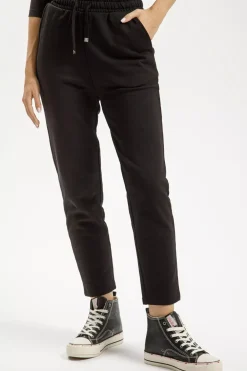 Spodnie dresowe damskie czarne 80134-020<Cross Jeans Hot
