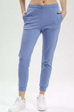 Spodnie dresowe damskie fioletowe 80128-647<Cross Jeans Discount