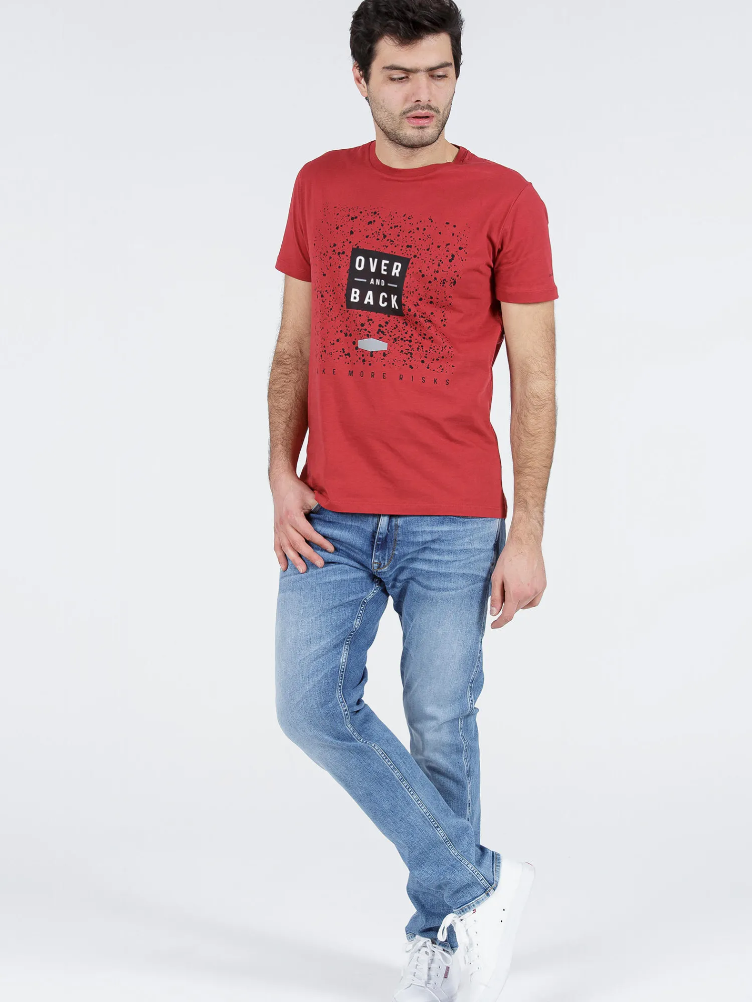 Spodnie jeansy męskie Blake E 185-113 Slim Fit<Cross Jeans Best