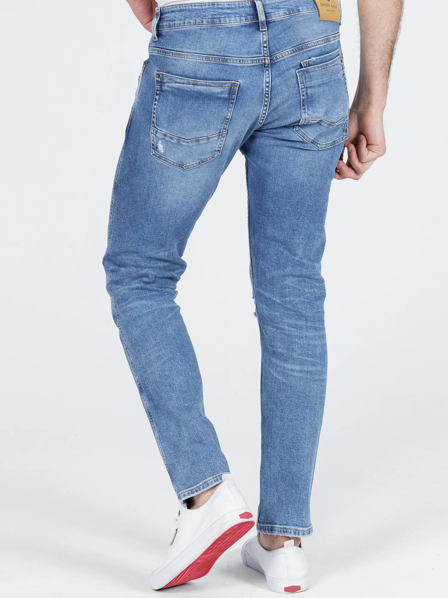 Spodnie jeansy męskie Blake E 185-115 Slim Fit<Cross Jeans Fashion