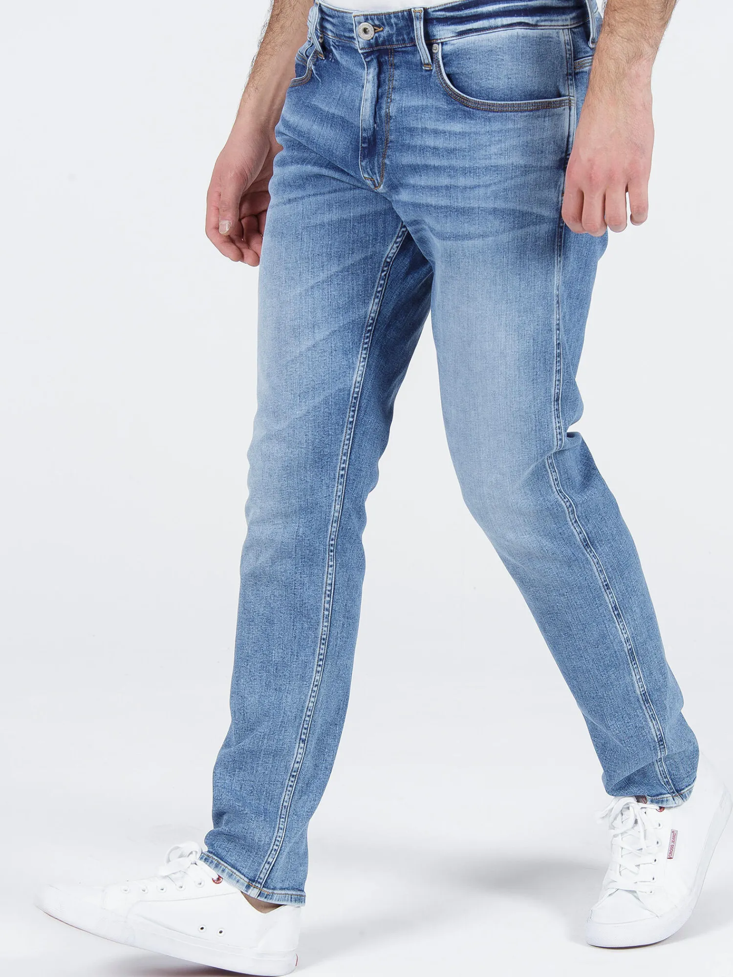 Spodnie jeansy męskie Blake E 185-113 Slim Fit<Cross Jeans Best