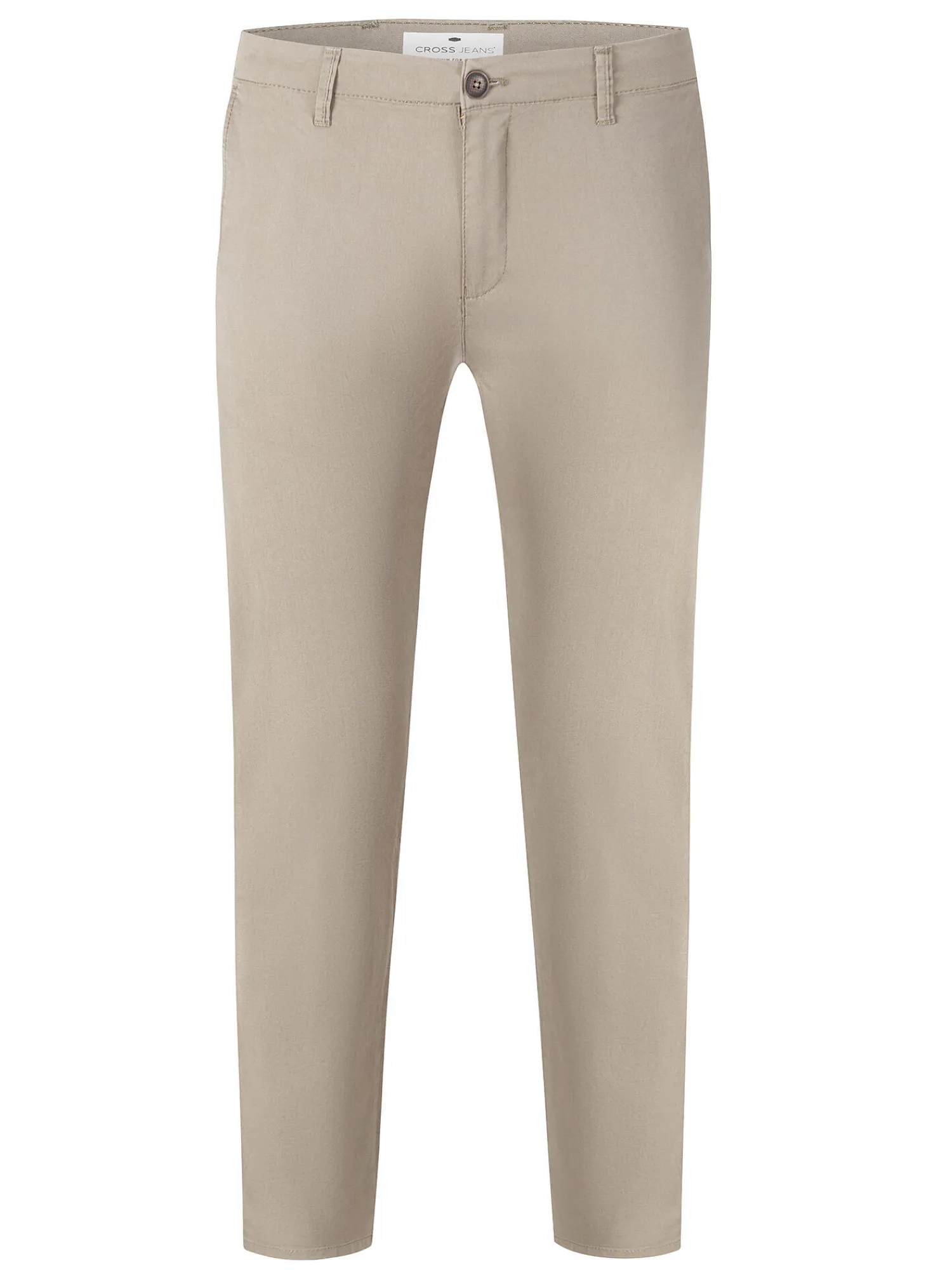 Spodnie męskie chino brązowe F 194-630<Cross Jeans Clearance