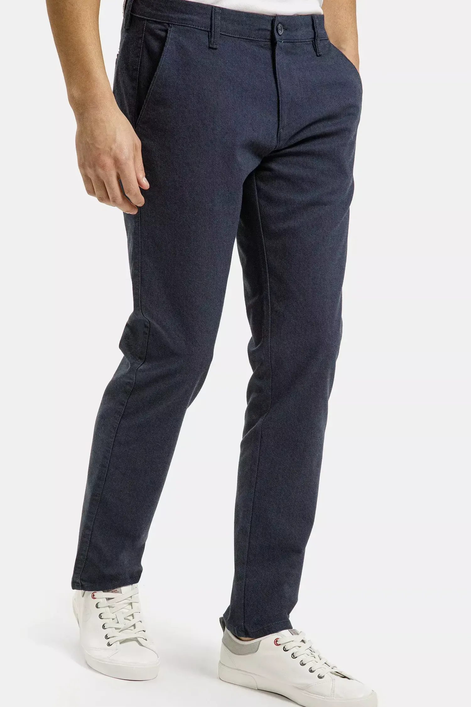 Spodnie męskie chino granatowe F 194-288<Cross Jeans Hot