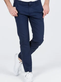 Spodnie męskie chino granatowe F 194-599<Cross Jeans Discount