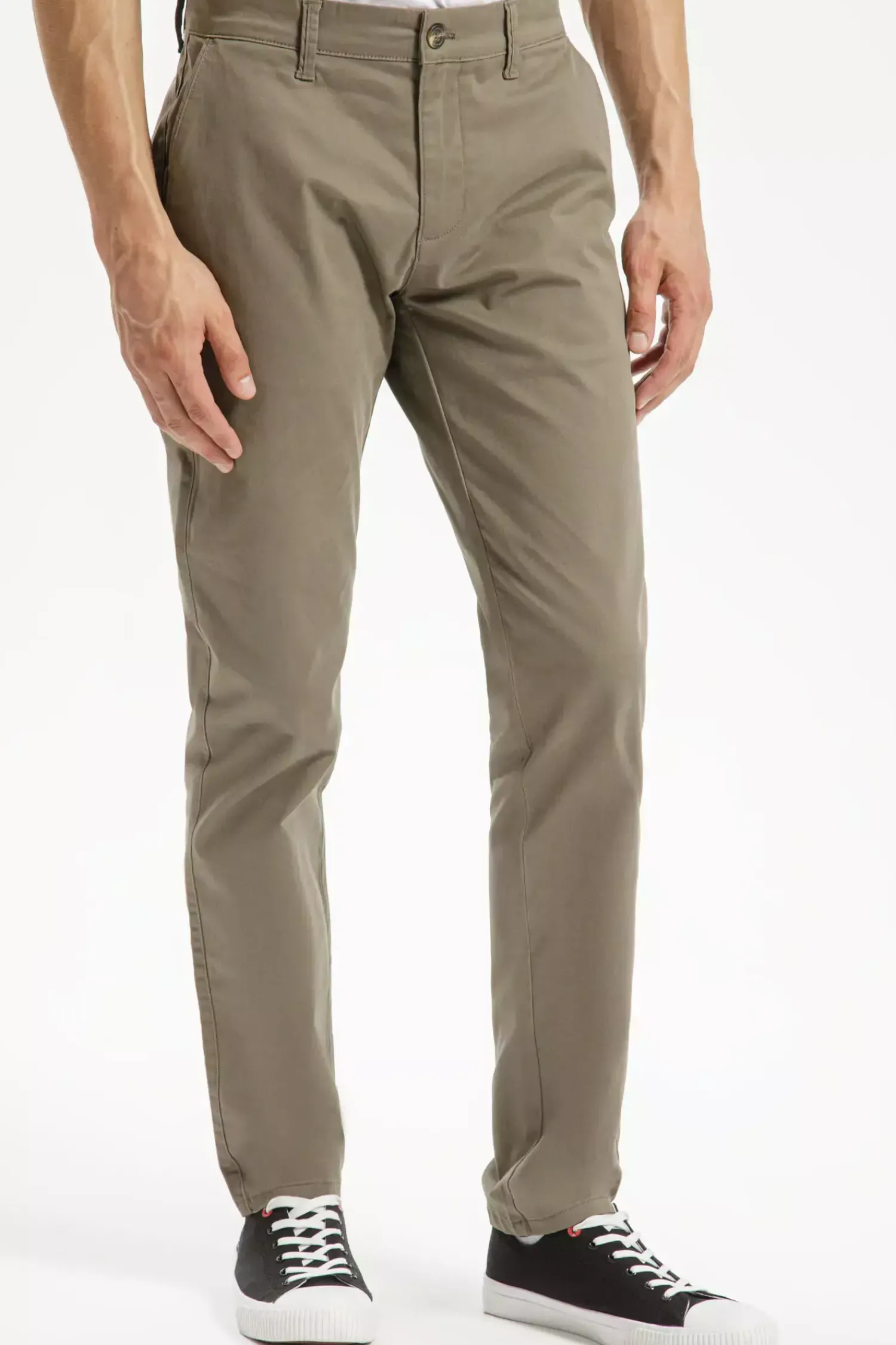 Spodnie męskie chino szare E 120-242<Cross Jeans Hot