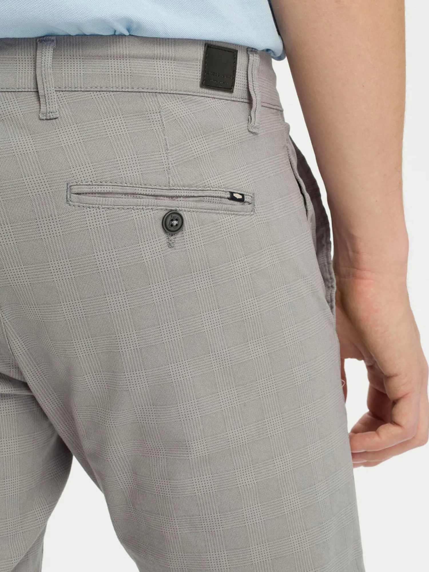 Spodnie męskie chino szare E 120-023<Cross Jeans Best
