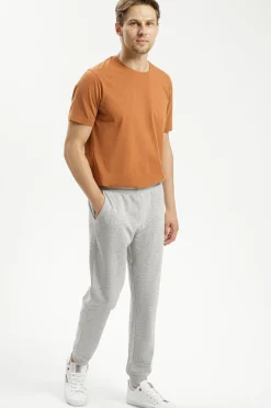Spodnie męskie dresowe szare 49072-004 GREY MELANGE<Cross Jeans Clearance