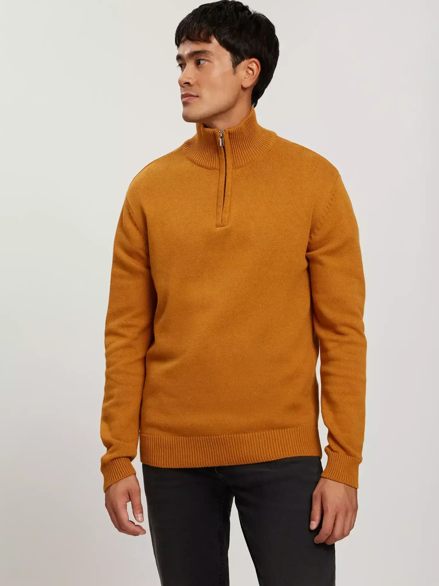 Sweter męski brązowy 34253-548<Cross Jeans Hot