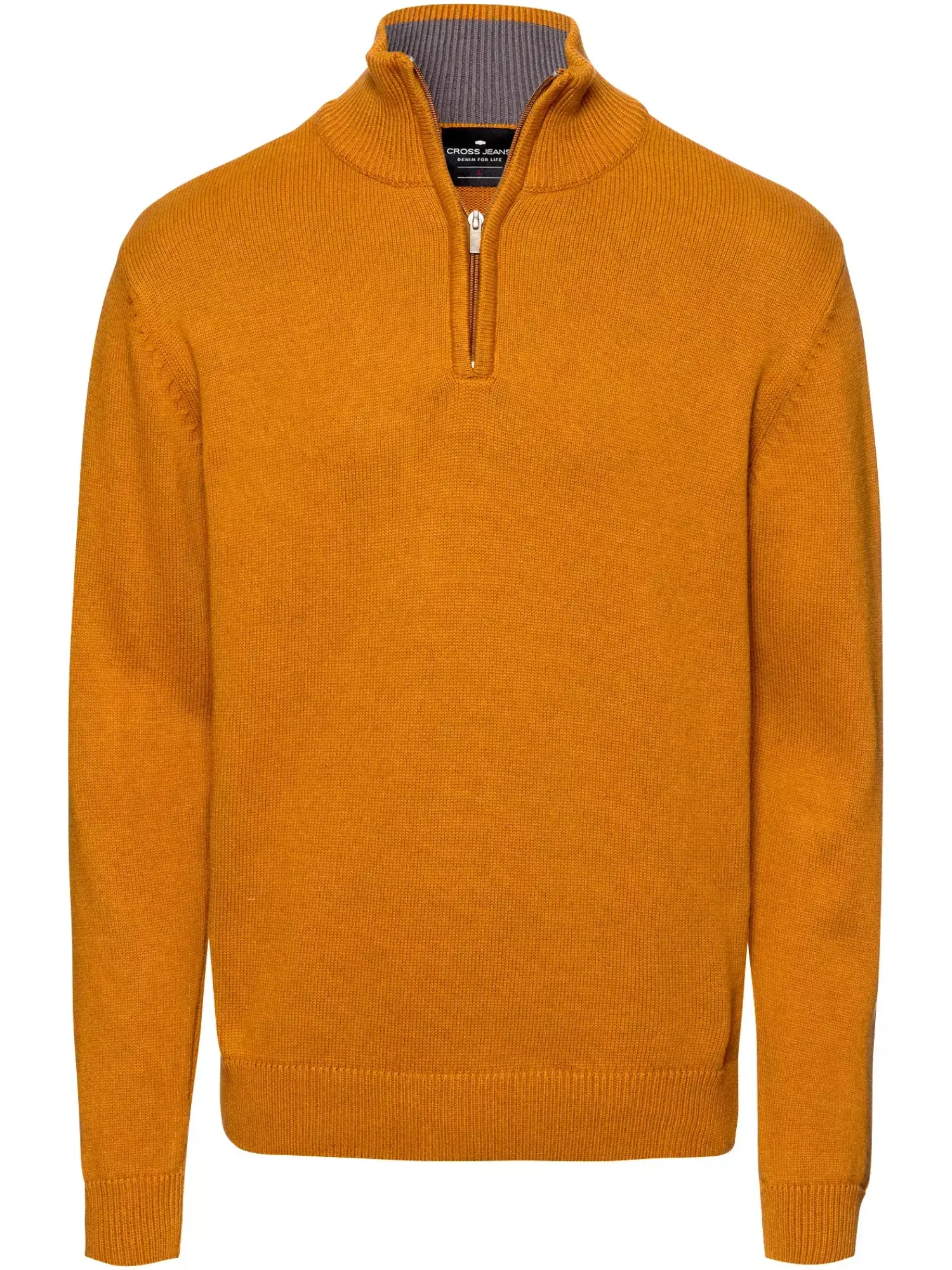 Sweter męski brązowy 34253-548<Cross Jeans Hot