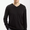 Sweter męski czarny 34229-020<Cross Jeans Discount