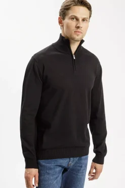 Sweter męski czarny 34244-020<Cross Jeans Outlet