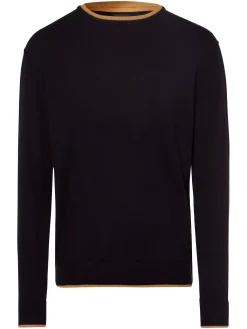 Sweter męski czarny 34259-020<Cross Jeans Best