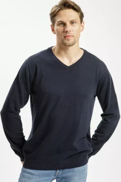Sweter męski granatowy 34229-001<Cross Jeans Online