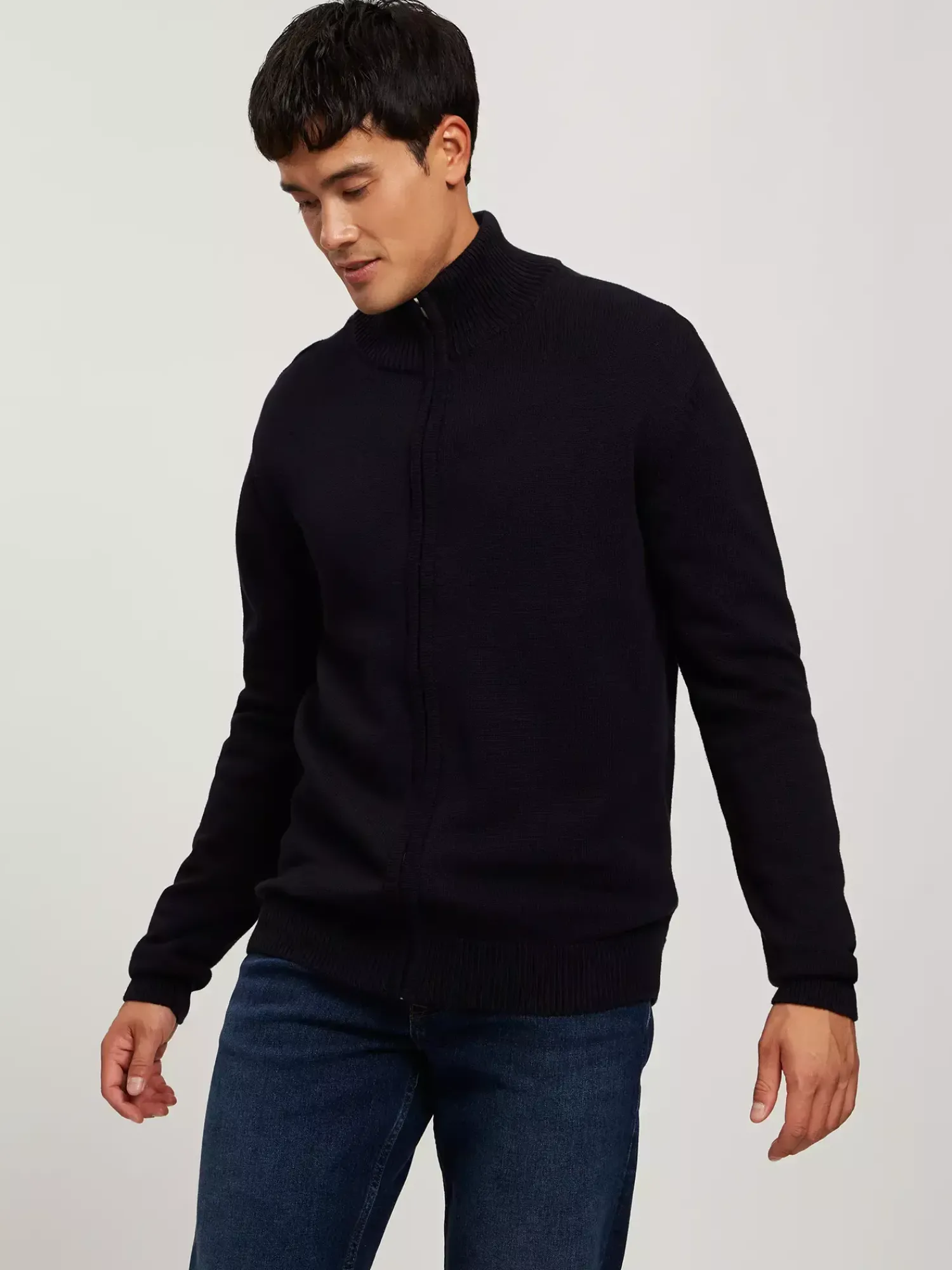Sweter męski granatowy 34254-001<Cross Jeans Online