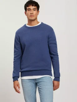 Sweter męski niebieski 34252-005<Cross Jeans Hot