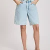 Szorty jeansowe damskie jasnoniebieskie Mila A 704-006<Cross Jeans Outlet