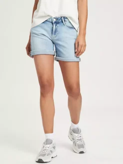 Szorty jeansowe damskie jasnoniebieskie Zena A 514-073<Cross Jeans Clearance