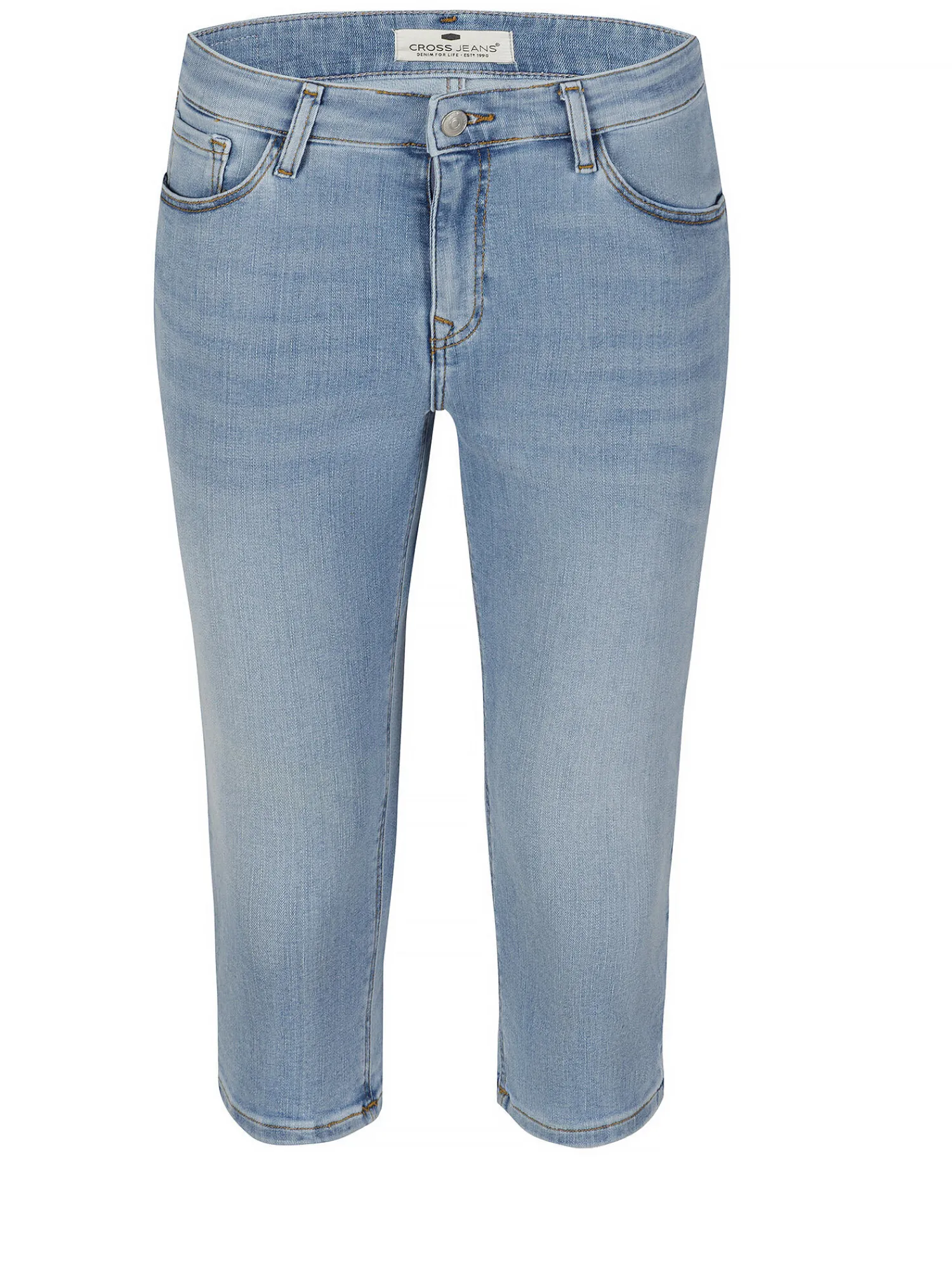 Szorty jeansowe damskie jasnoniebieskie Adele P 457-033<Cross Jeans Sale