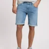 Szorty jeansowe męskie niebieskie Leom A 565-293<Cross Jeans Online