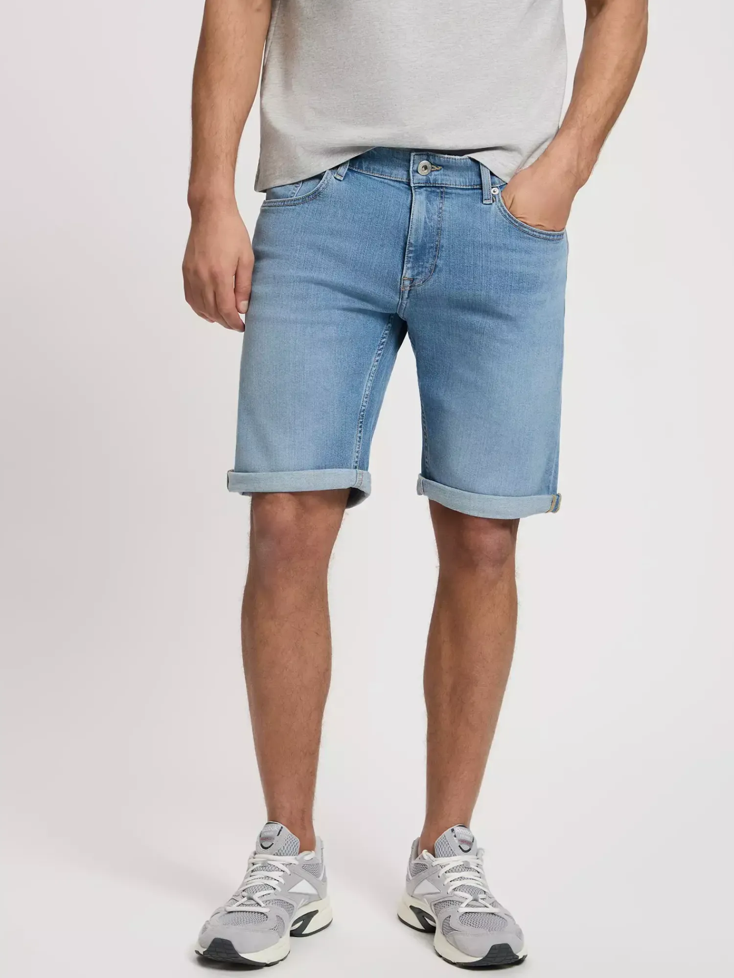 Szorty jeansowe męskie niebieskie Leom A 565-293<Cross Jeans Online