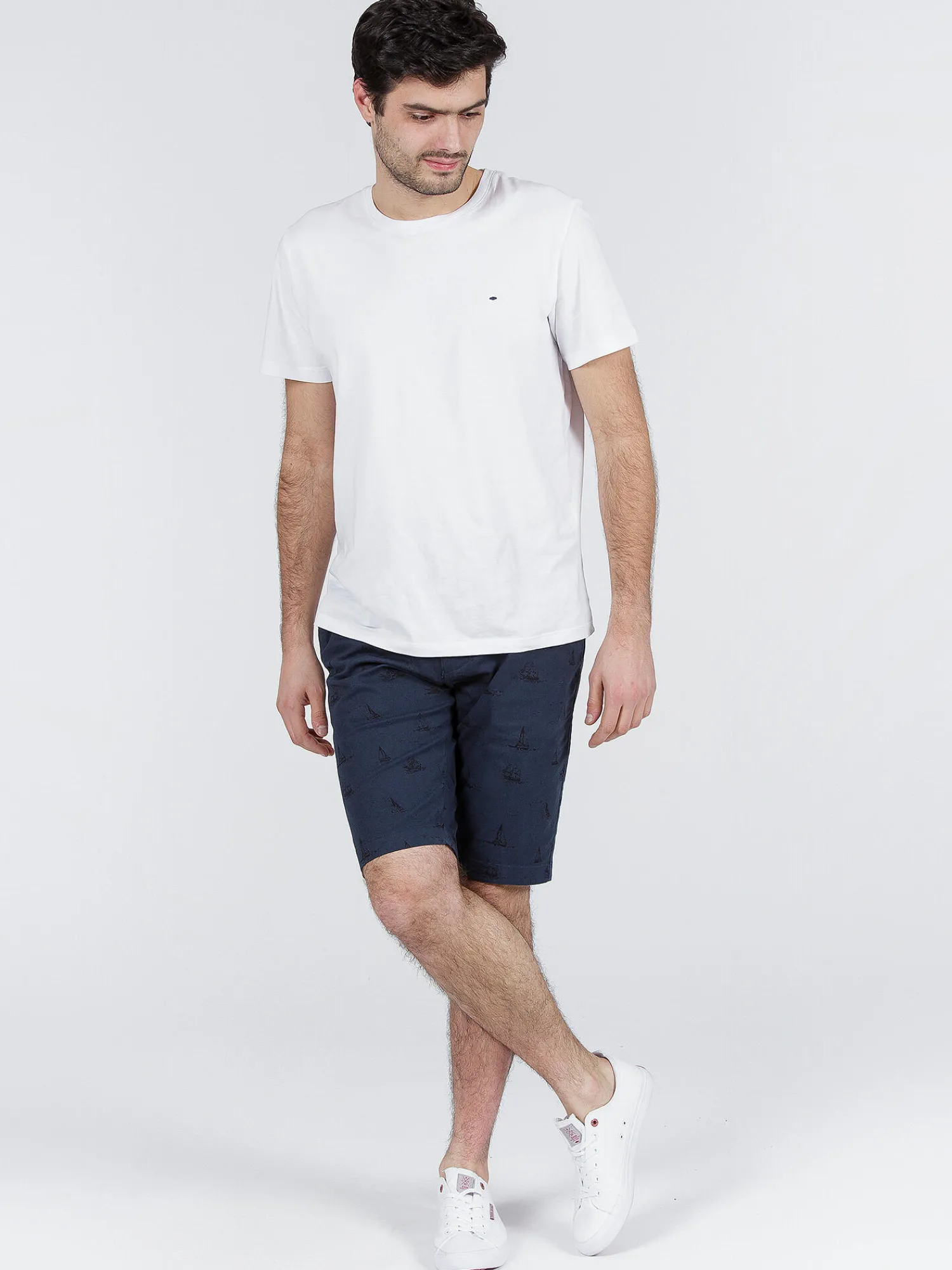 Szorty męskie chino granatowe Leom A 565-315<Cross Jeans Clearance
